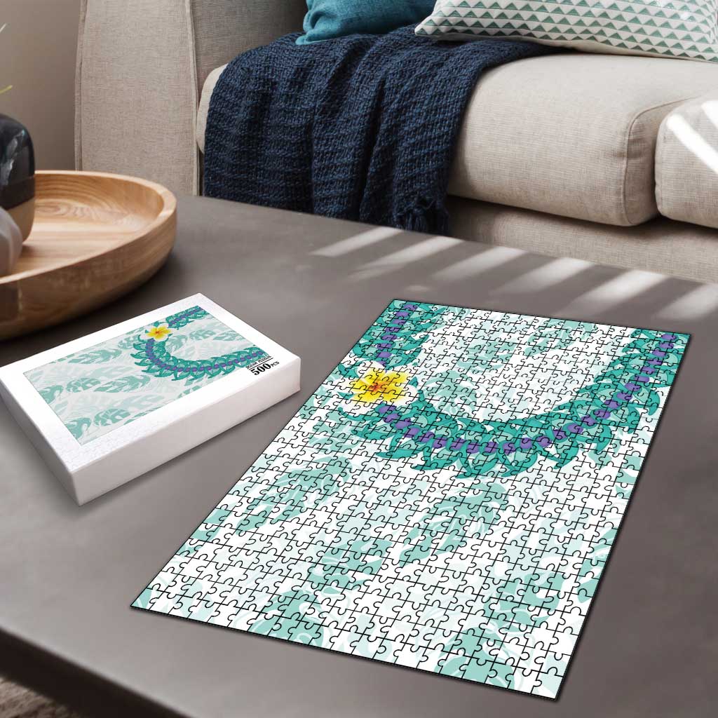 Jade Vine Lei Hawaii Puzzle Aloha Seamless Tropical Leaves LT14 - Polynesian Pride