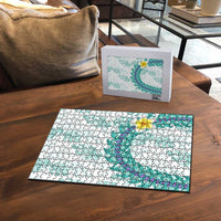 Jade Vine Lei Hawaii Puzzle Aloha Seamless Tropical Leaves LT14 - Polynesian Pride