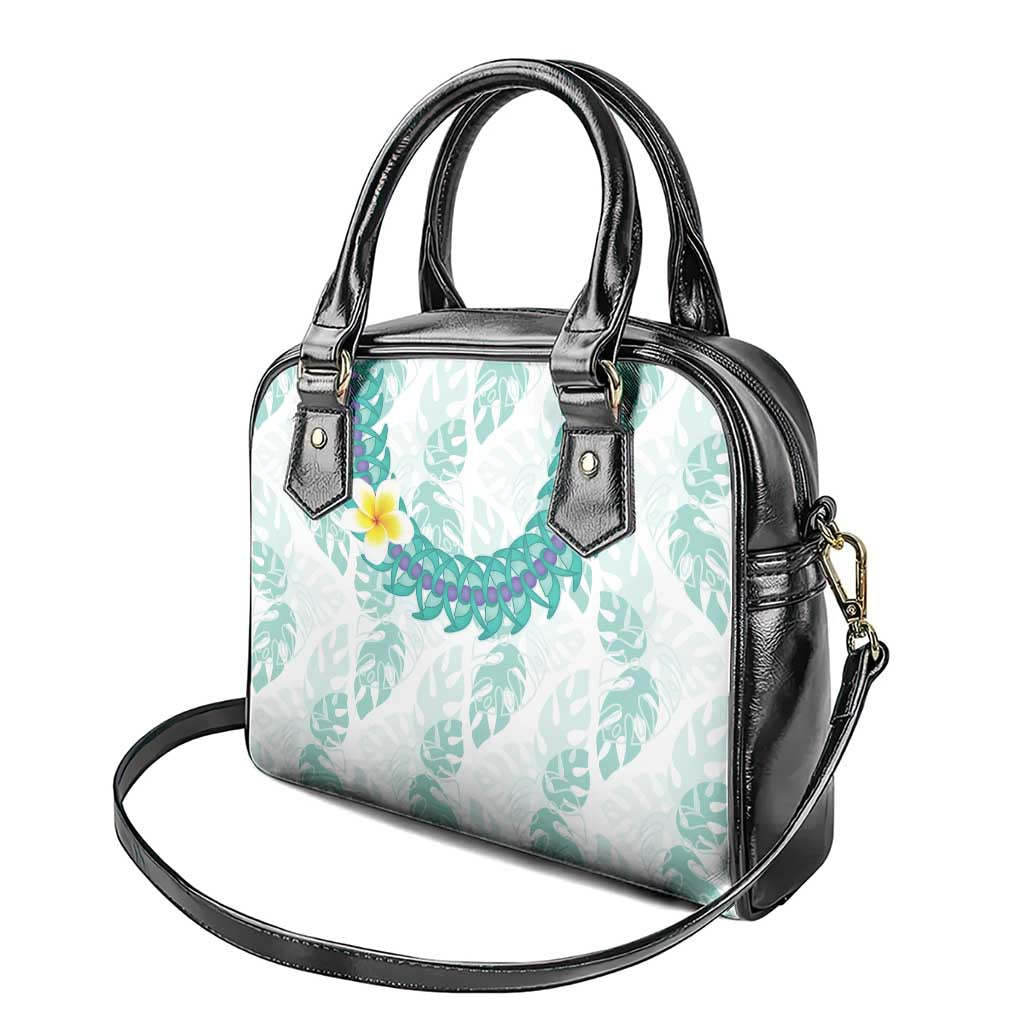 Jade Vine Lei Hawaii Shoulder Handbag Aloha Seamless Tropical Leaves - Polynesian Pride