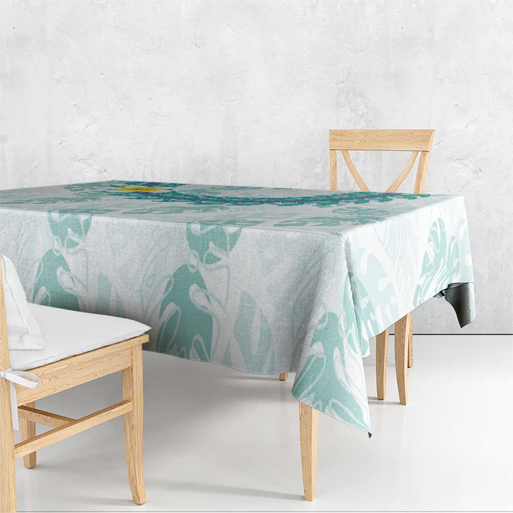 Jade Vine Lei Hawaii Tablecloth Aloha Seamless Tropical Leaves LT14 - Polynesian Pride