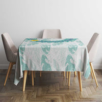 Jade Vine Lei Hawaii Tablecloth Aloha Seamless Tropical Leaves LT14 - Polynesian Pride