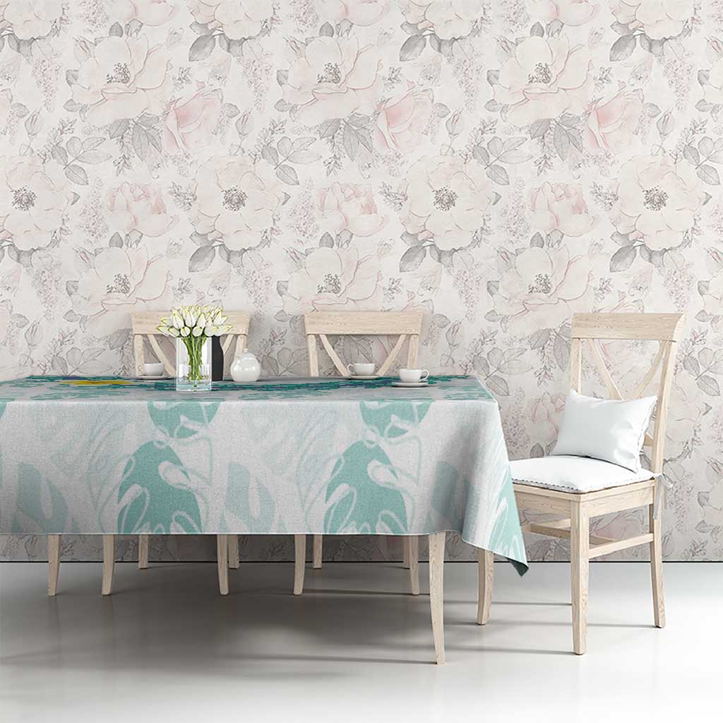 Jade Vine Lei Hawaii Tablecloth Aloha Seamless Tropical Leaves LT14 - Polynesian Pride