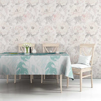Jade Vine Lei Hawaii Tablecloth Aloha Seamless Tropical Leaves LT14 - Polynesian Pride