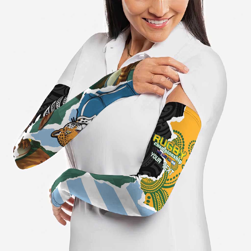 Rugby 2025 Championship Arm Sleeves Southern Hemisphere Countries Mascots - Polynesian Pride