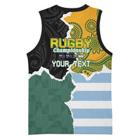 Personalised Rugby 2025 Championship Basketball Jersey Southern Hemisphere Countries Mascots LT14 - Polynesian Pride