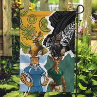 Rugby 2025 Championship Garden Flag Southern Hemisphere Countries Mascots - Polynesian Pride