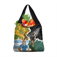 Rugby 2025 Championship Grocery Bag Southern Hemisphere Countries Mascots LT14 1-pack One Size Black - Polynesian Pride