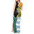 Personalised Rugby 2025 Championship Tank Maxi Dress Southern Hemisphere Countries Mascots - Polynesian Pride