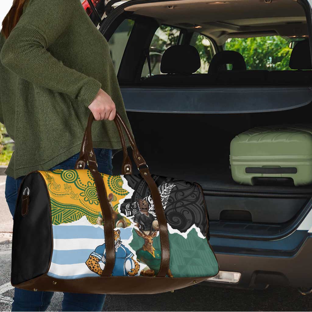 Rugby 2025 Championship Travel Bag Southern Hemisphere Countries Mascots - Polynesian Pride