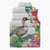 Aloha Hawaii Nene Goose Sleeveless Puffer Jacket Tropical Flowers Watercolor Stylized - Polynesian Pride