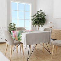 Aloha Hawaii Nene Goose Tablecloth Tropical Flowers Watercolor Stylized LT14 - Polynesian Pride