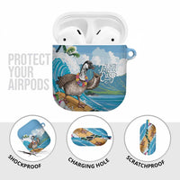Aloha Hawaii Shaka Nene Goose AirPods Case Surfing Take It Easy - Polynesian Pride