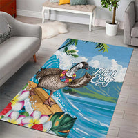 Aloha Hawaii Shaka Nene Goose Area Rug Surfing Take It Easy - Polynesian Pride