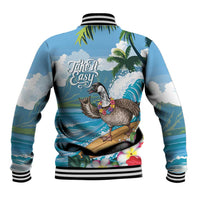 Aloha Hawaii Shaka Nene Goose Baseball Jacket Surfing Take It Easy LT14 - Polynesian Pride