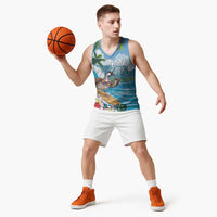Aloha Hawaii Shaka Nene Goose Basketball Jersey Surfing Take It Easy LT14 - Polynesian Pride