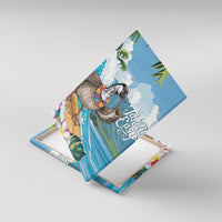 Aloha Hawaii Shaka Nene Goose Canvas Wall Art Surfing Take It Easy LT14 With Frame Blue - Polynesian Pride