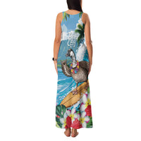 Aloha Hawaii Shaka Nene Goose Family Matching Tank Maxi Dress and Hawaiian Shirt Surfing Take It Easy - Polynesian Pride