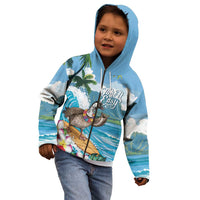 Aloha Hawaii Shaka Nene Goose Kid Hoodie Surfing Take It Easy - Polynesian Pride