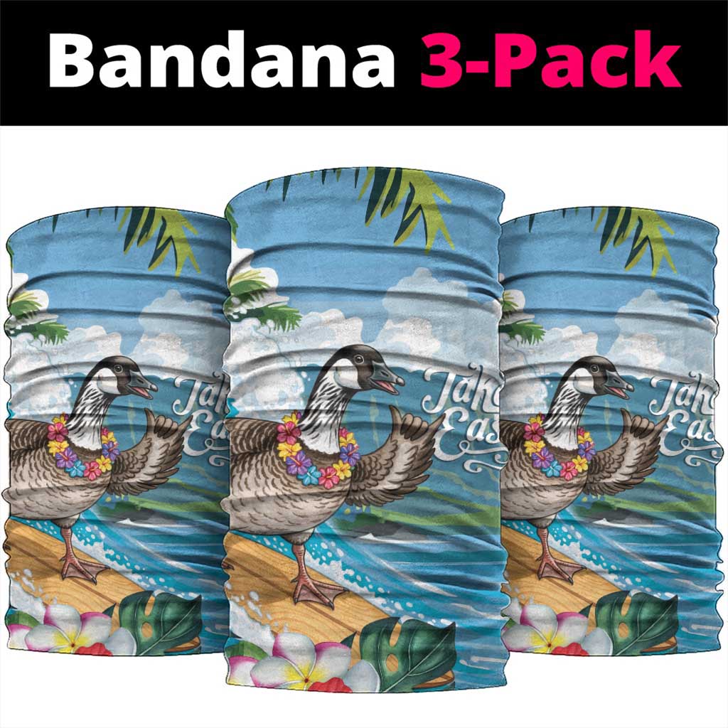 Aloha Hawaii Shaka Nene Goose Neck Gaiter Surfing Take It Easy - Polynesian Pride