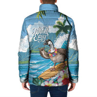 Aloha Hawaii Shaka Nene Goose Padded Jacket Surfing Take It Easy LT14 - Polynesian Pride