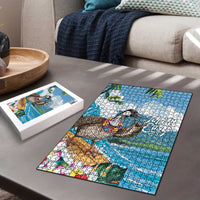 Aloha Hawaii Shaka Nene Goose Puzzle Surfing Take It Easy LT14 - Polynesian Pride