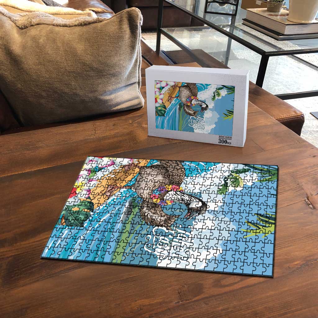 Aloha Hawaii Shaka Nene Goose Puzzle Surfing Take It Easy LT14 - Polynesian Pride