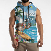 Aloha Hawaii Shaka Nene Goose Sleeveless Hoodie Surfing Take It Easy LT14 - Polynesian Pride