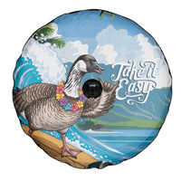 Aloha Hawaii Shaka Nene Goose Spare Tire Cover Surfing Take It Easy - Polynesian Pride