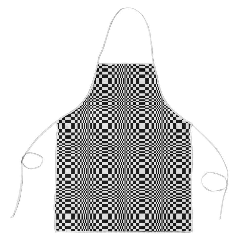 Black White Filipino Binakol Motifs Apron Mabuhay Philippines Festival Kusikus Pattern