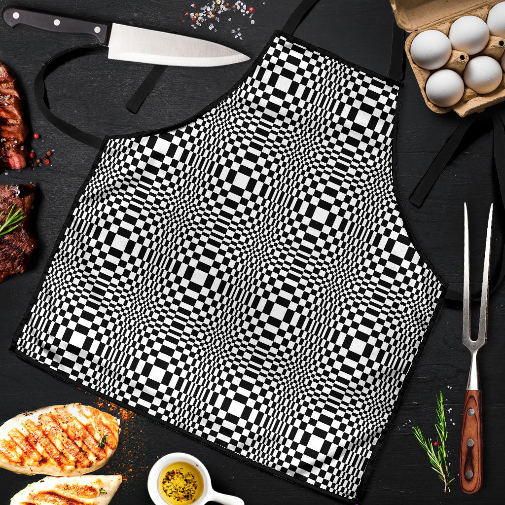 Black White Filipino Binakol Motifs Apron Mabuhay Philippines Festival Kusikus Pattern LT14 Black - Polynesian Pride