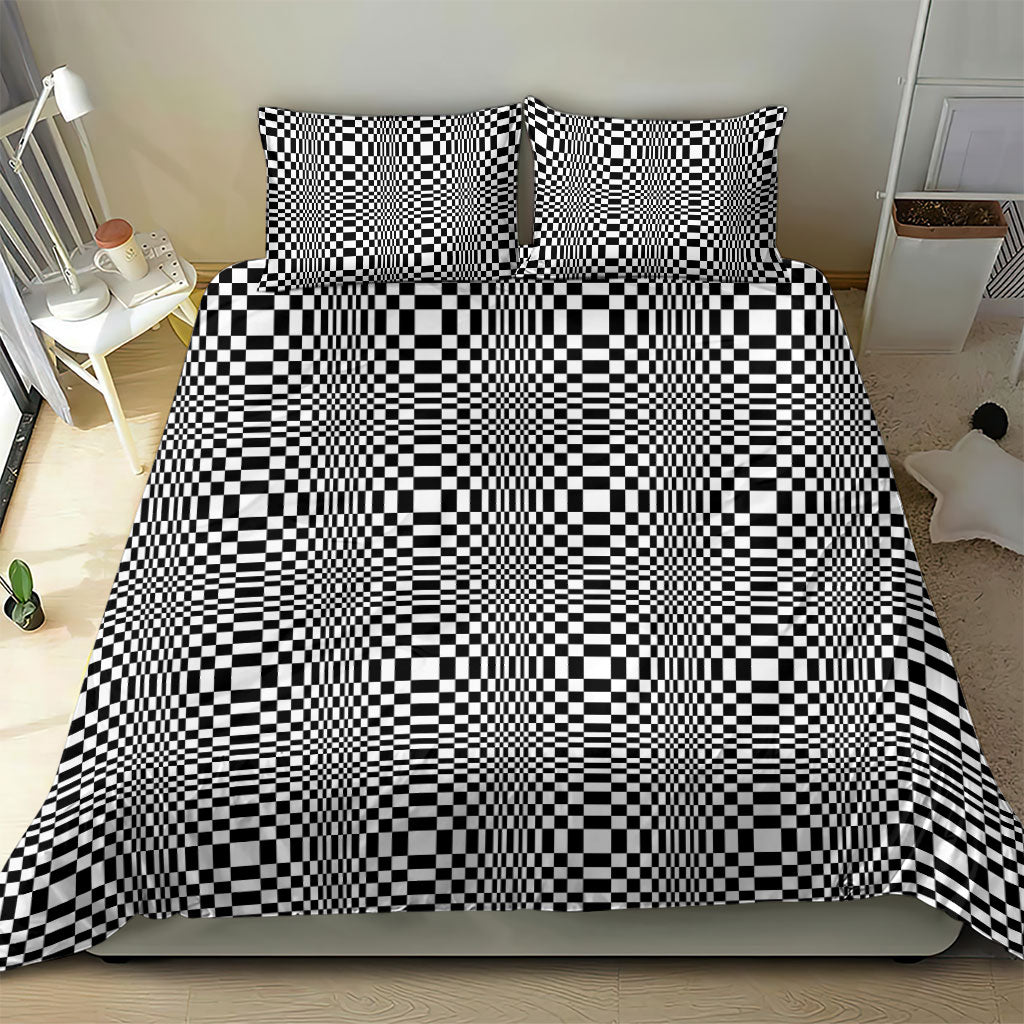 Black White Filipino Binakol Motifs Bedding Set Mabuhay Philippines Festival Kusikus Pattern LT14 - Polynesian Pride