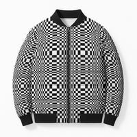 Black White Filipino Binakol Motifs Bomber Puffer Jacket Mabuhay Philippines Festival Kusikus Pattern LT14 Unisex Black - Polynesian Pride