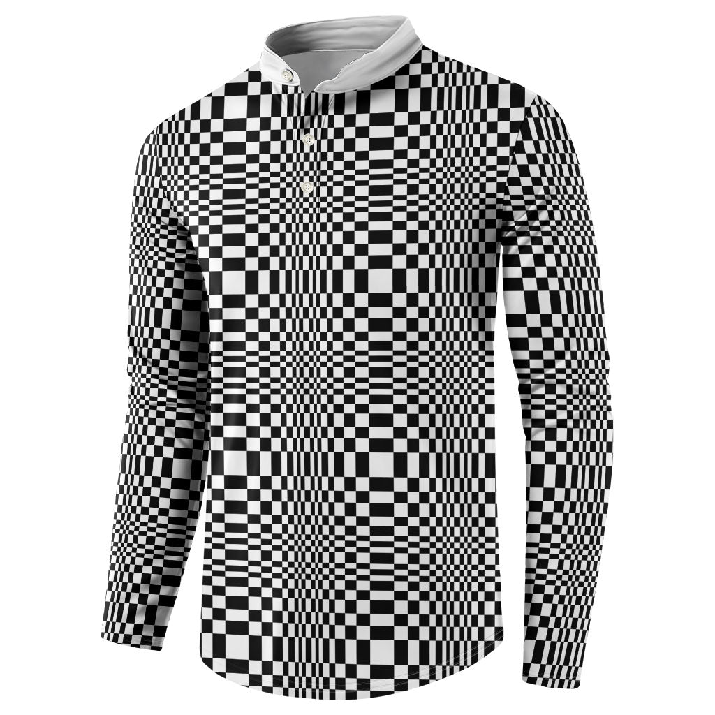 Black White Filipino Binakol Motifs Button Sweatshirt Mabuhay Philippines Festival Kusikus Pattern LT14 - Polynesian Pride