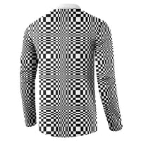 Black White Filipino Binakol Motifs Button Sweatshirt Mabuhay Philippines Festival Kusikus Pattern LT14 - Polynesian Pride