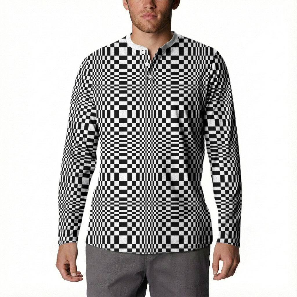 Black White Filipino Binakol Motifs Button Sweatshirt Mabuhay Philippines Festival Kusikus Pattern LT14 - Polynesian Pride