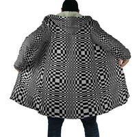 Black White Filipino Binakol Motifs Cloak Mabuhay Philippines Festival Kusikus Pattern LT14 - Polynesian Pride