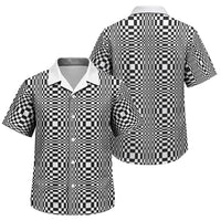 Black White Filipino Binakol Motifs Family Matching Short Sleeve Bodycon Dress and Hawaiian Shirt Mabuhay Philippines Festival Kusikus Pattern LT14 Son's Shirt Black - Polynesian Pride