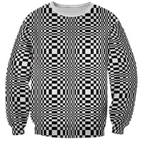 Black White Filipino Binakol Motifs Sweatshirt Mabuhay Philippines Festival Kusikus Pattern LT14 Unisex Black - Polynesian Pride