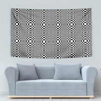 Black White Filipino Binakol Motifs Tapestry Mabuhay Philippines Festival Kusikus Pattern LT14 - Polynesian Pride