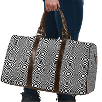 Black White Filipino Binakol Motifs Travel Bag Mabuhay Philippines Festival Kusikus Pattern LT14 - Polynesian Pride