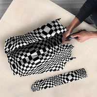 Black White Filipino Binakol Motifs Umbrella Mabuhay Philippines Festival Kusikus Pattern LT14 - Polynesian Pride