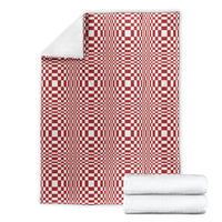 Red White Filipino Binakol Motifs Blanket Mabuhay Philippines Festival Kusikus Pattern LT14 - Polynesian Pride