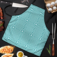Cyan Filipino Binakol Motifs Apron Mabuhay Philippines Festival Kusikus Pattern LT14 Cyan - Polynesian Pride