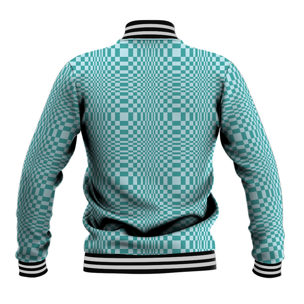 Cyan Filipino Binakol Motifs Baseball Jacket Mabuhay Philippines Festival Kusikus Pattern LT14 - Polynesian Pride