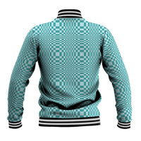 Cyan Filipino Binakol Motifs Baseball Jacket Mabuhay Philippines Festival Kusikus Pattern LT14 - Polynesian Pride