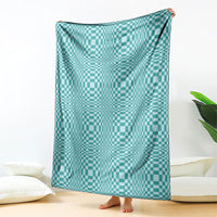 Cyan Filipino Binakol Motifs Blanket Mabuhay Philippines Festival Kusikus Pattern LT14 - Polynesian Pride