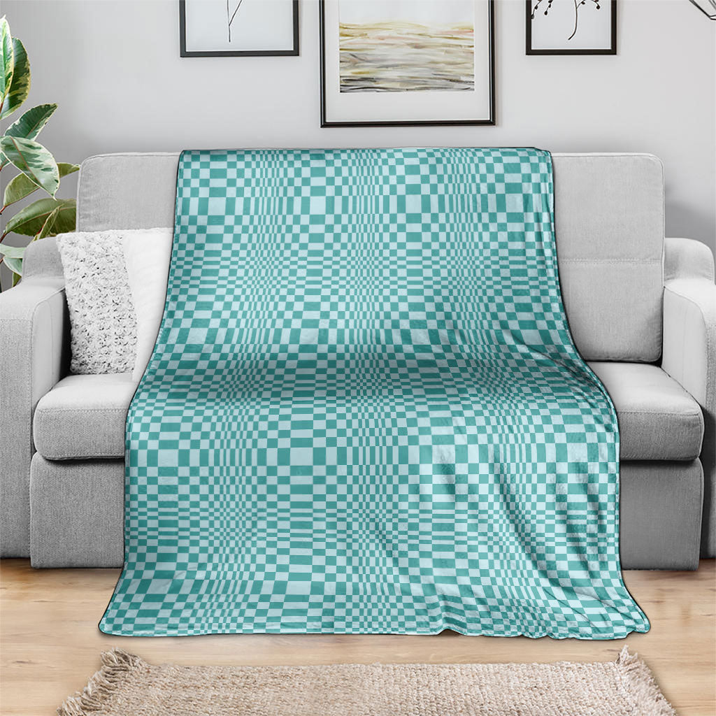 Cyan Filipino Binakol Motifs Blanket Mabuhay Philippines Festival Kusikus Pattern LT14 - Polynesian Pride