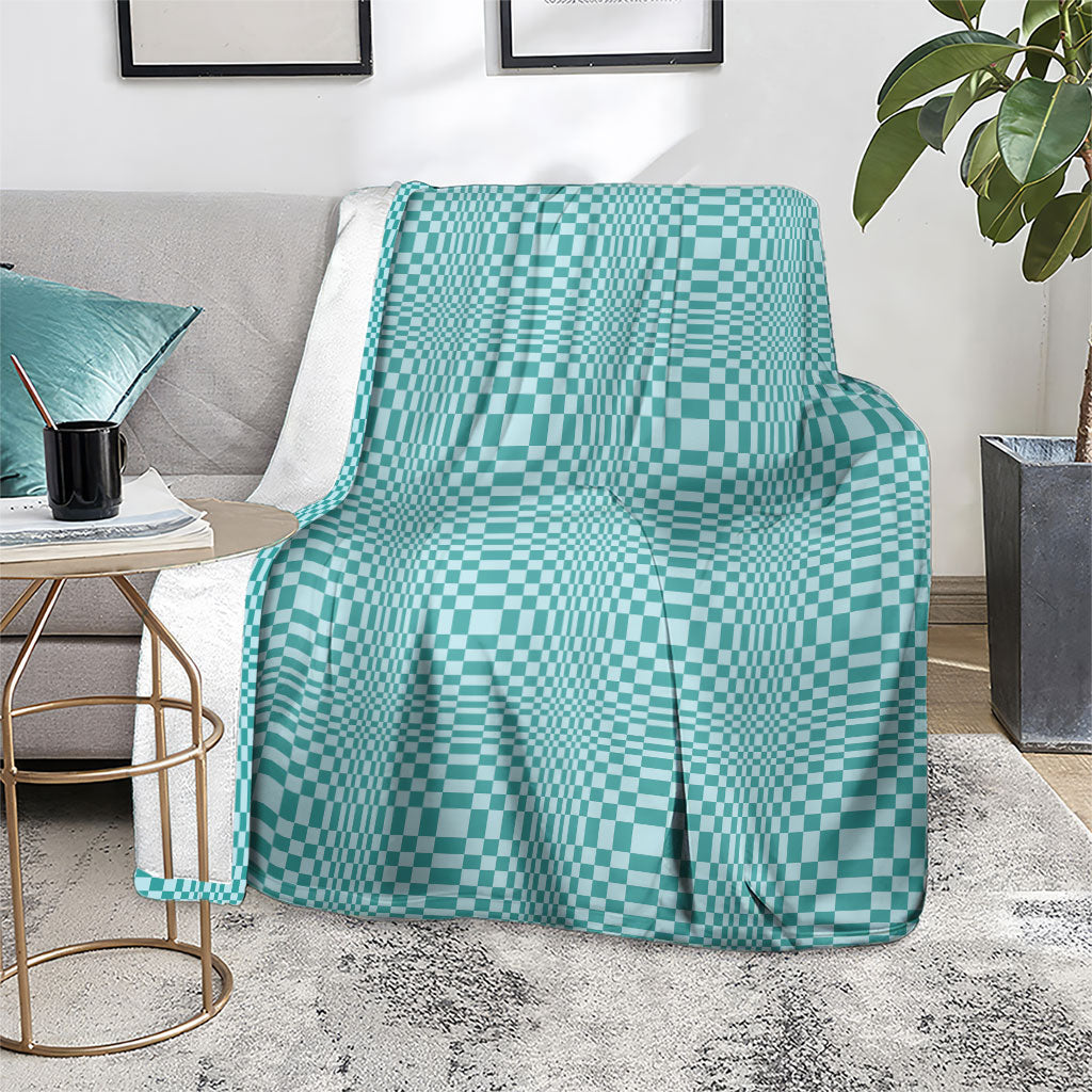 Cyan Filipino Binakol Motifs Blanket Mabuhay Philippines Festival Kusikus Pattern LT14 - Polynesian Pride