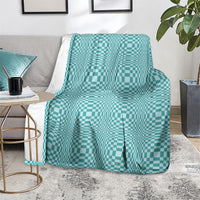 Cyan Filipino Binakol Motifs Blanket Mabuhay Philippines Festival Kusikus Pattern LT14 - Polynesian Pride