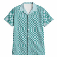 Cyan Filipino Binakol Motifs Hawaiian Shirt Mabuhay Philippines Festival Kusikus Pattern LT14 Cyan - Polynesian Pride